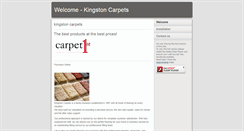 Desktop Screenshot of kingstoncarpets.com